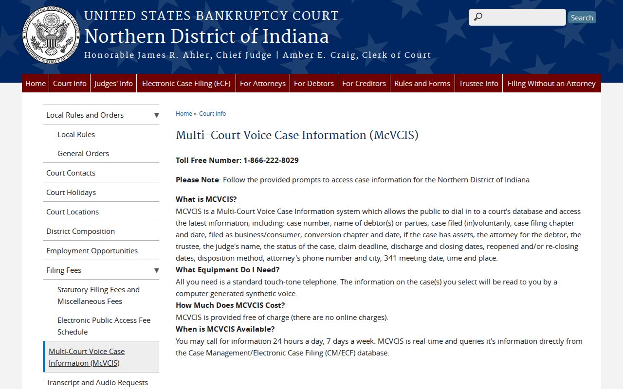 Lagro court docket federal bankruptcy telephone information