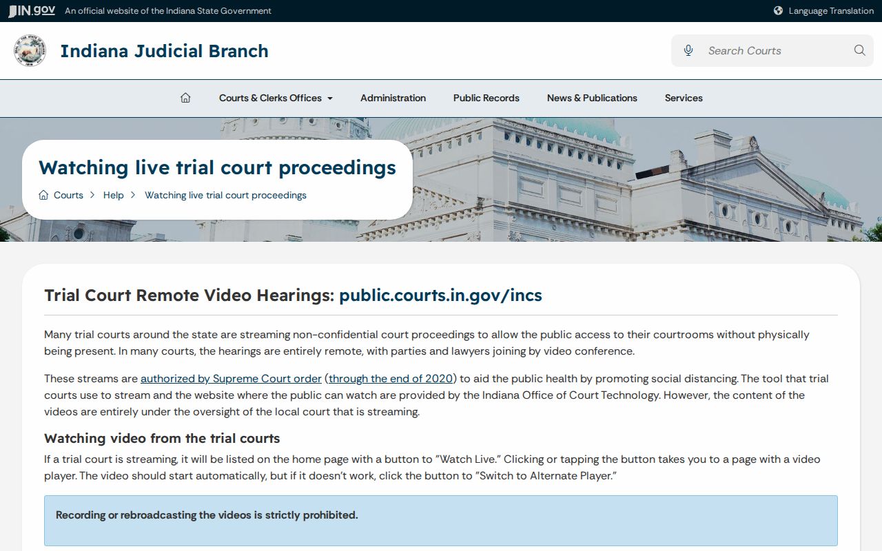 Wabash County court calendar remote hearing help